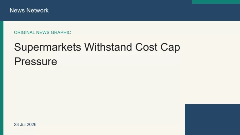 Supermarkets Withstand Cost Cap Pressure