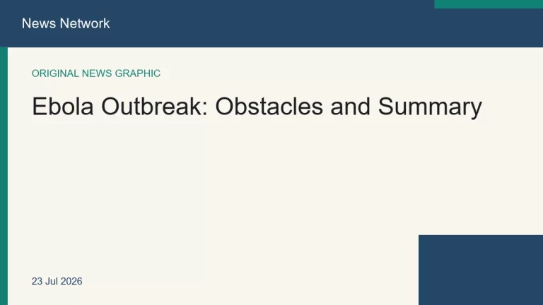 Ebola Outbreak: Obstacles and Summary
