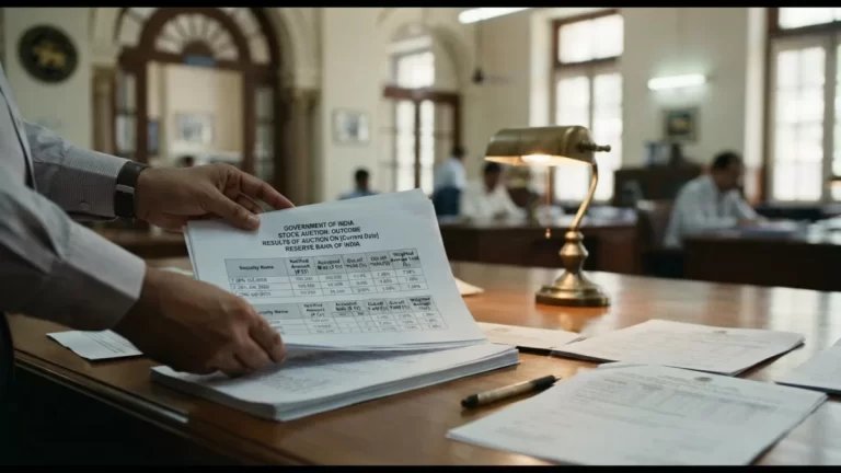 Reserve Bank of India Publishes Government Stock Auction Outcomes